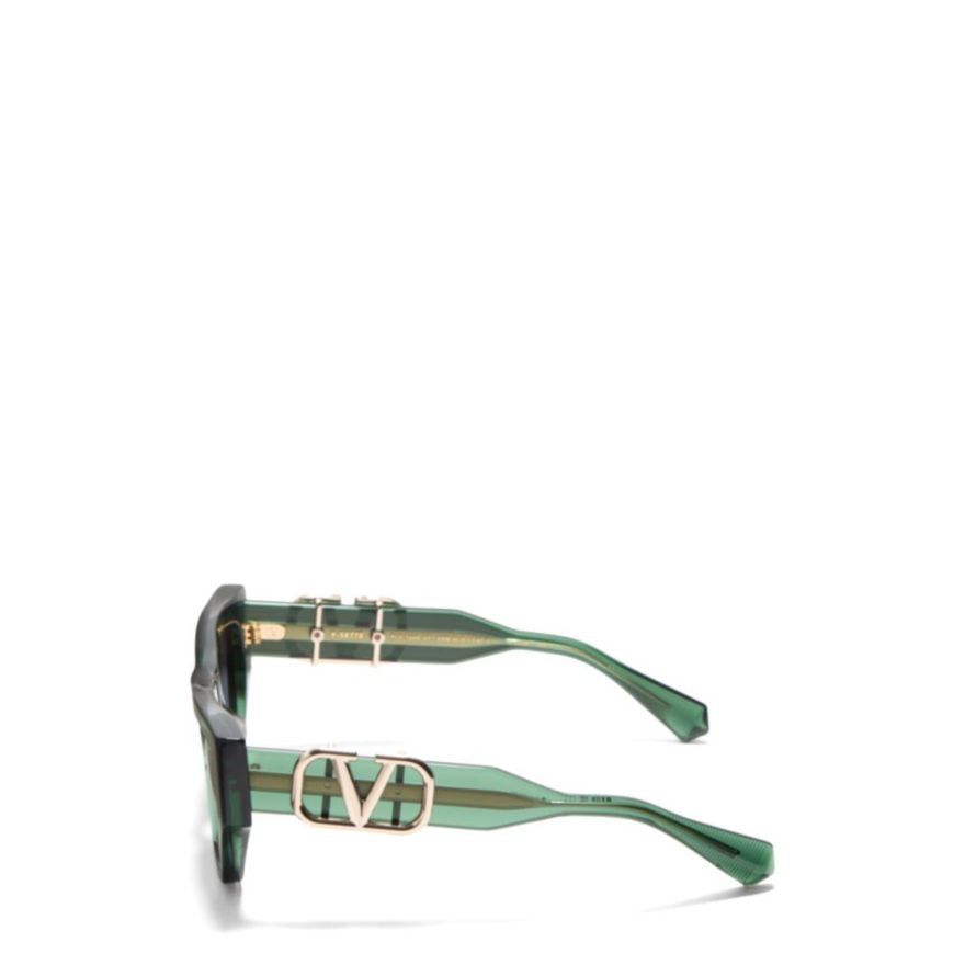 V - Sette Angular Frame Sunglasses