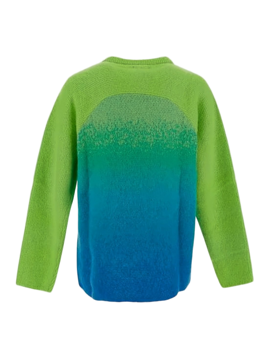 Gradient Mohair Blend Sweater with Relaxed Fit