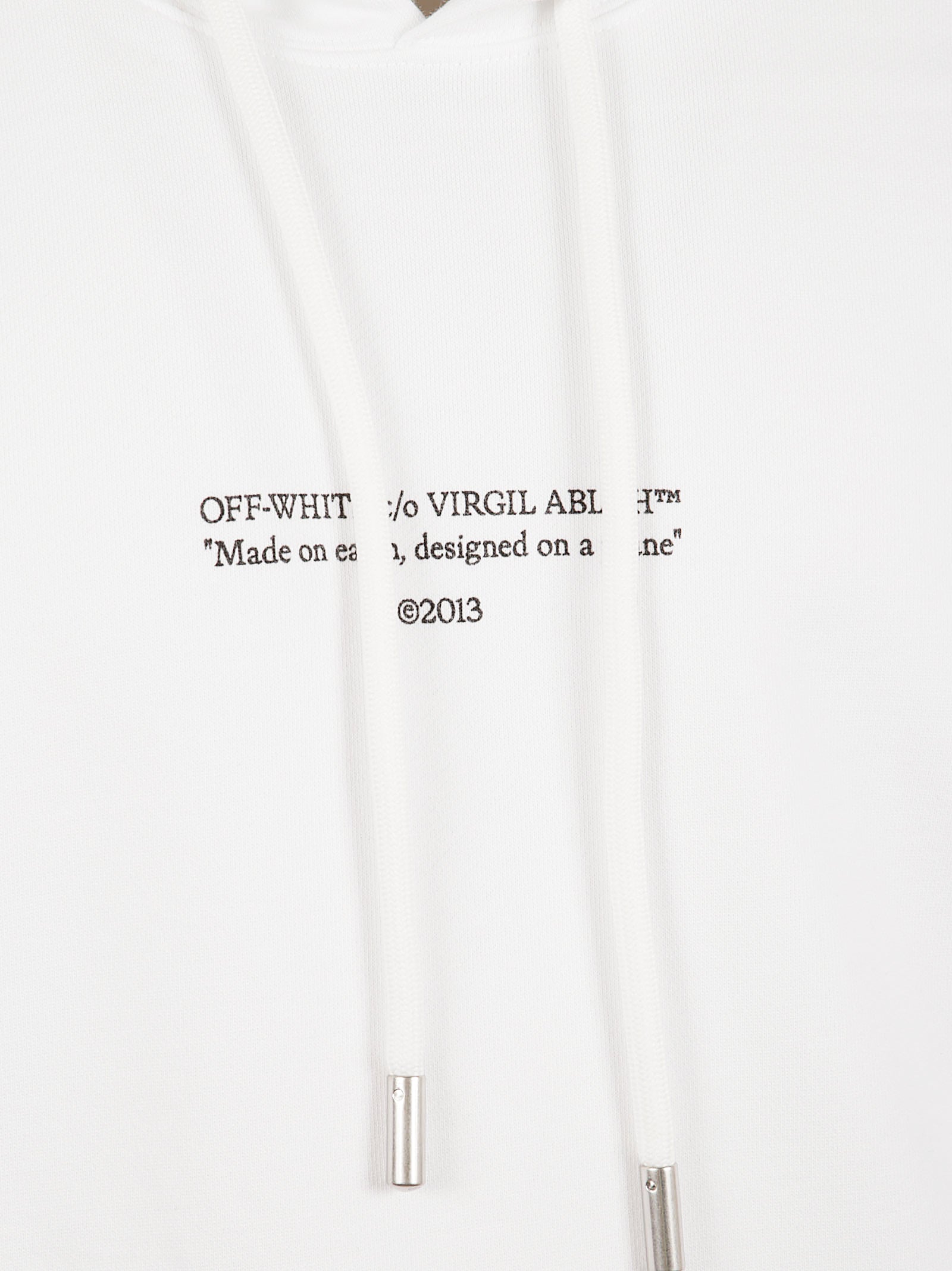 Off-White Logo Hoodie in Cotton Jersey