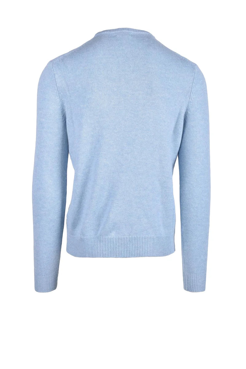 Wool Cashmere Sweater - Light Blue
