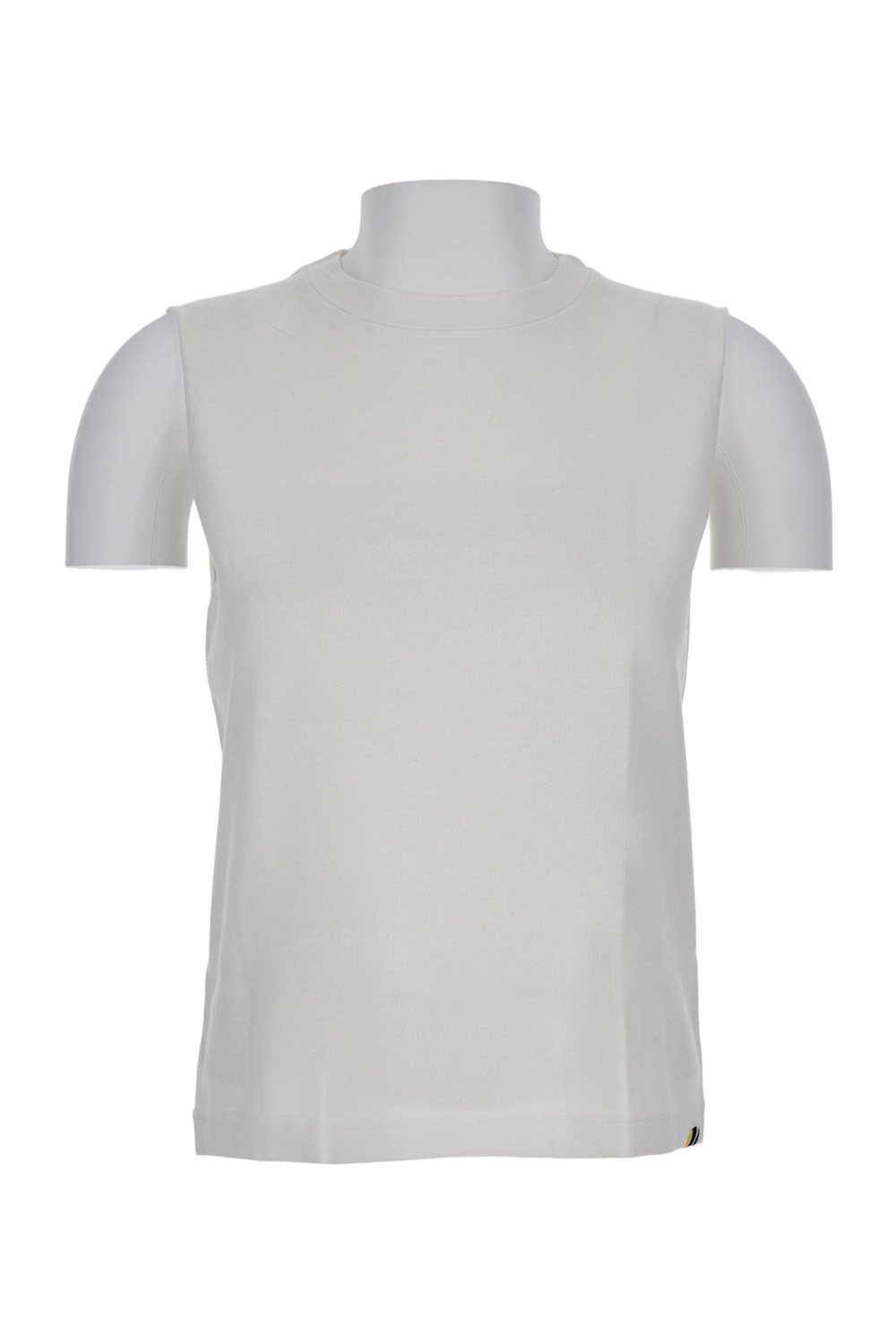Sleeveless Cotton Blend Top