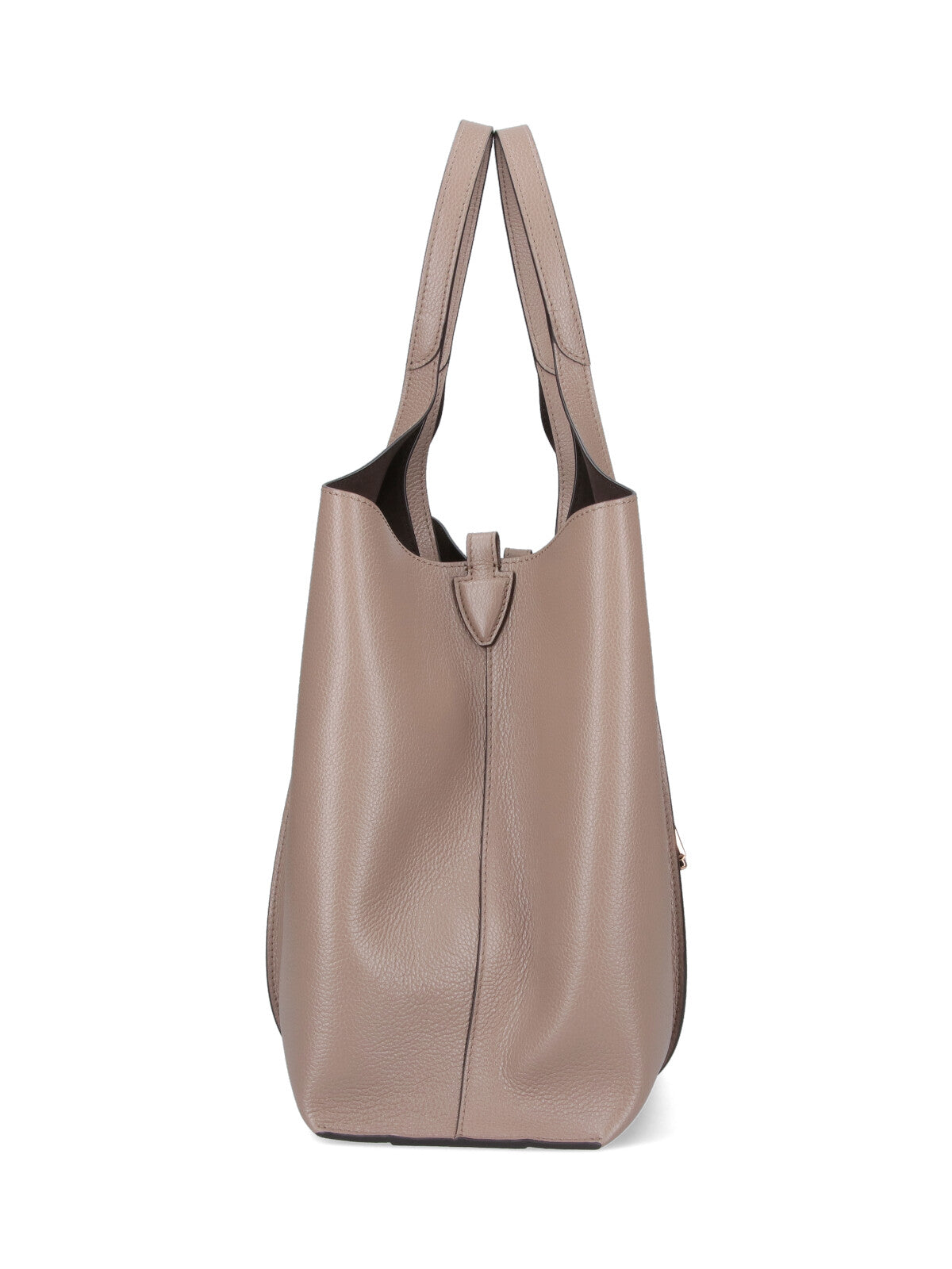 Tote Bag in Taupe Leather