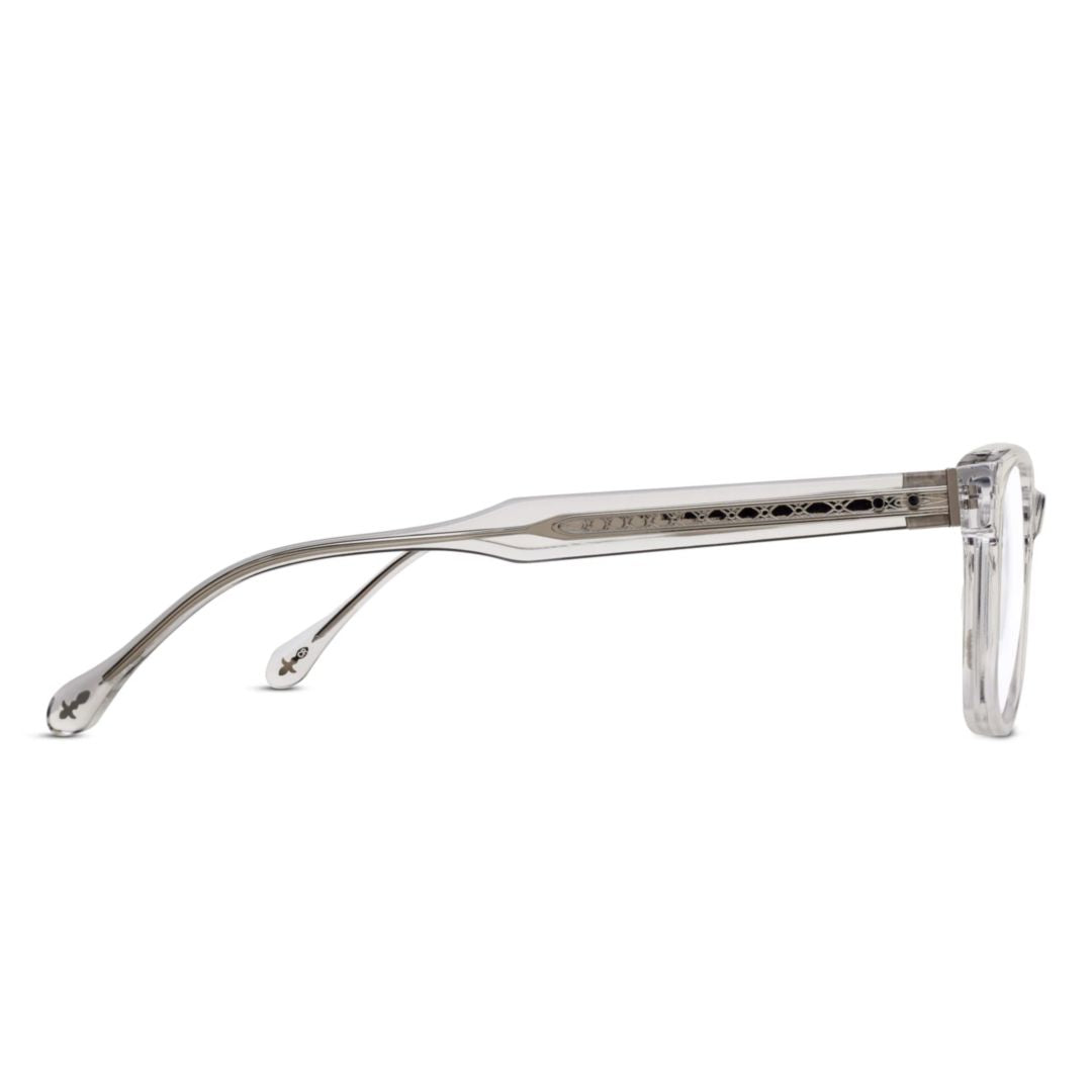 M1035.Rx Transparent Acetate Eyeglasses with Smoky Tint