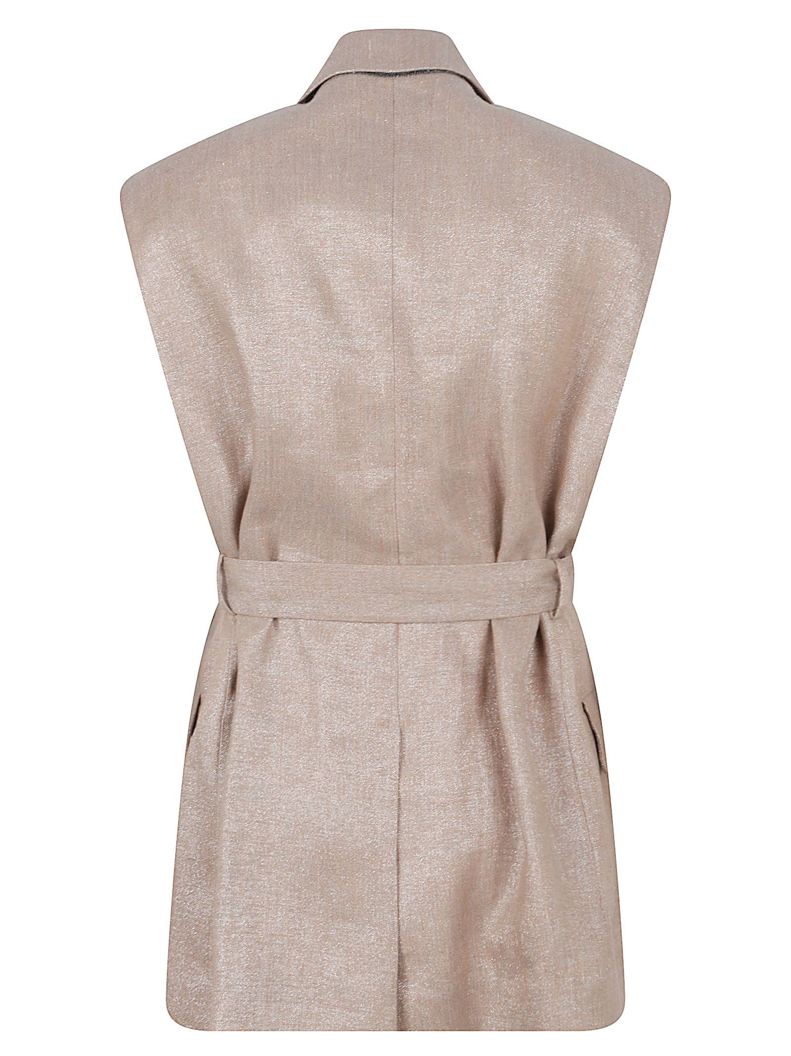 Structured Sleeveless Jacket