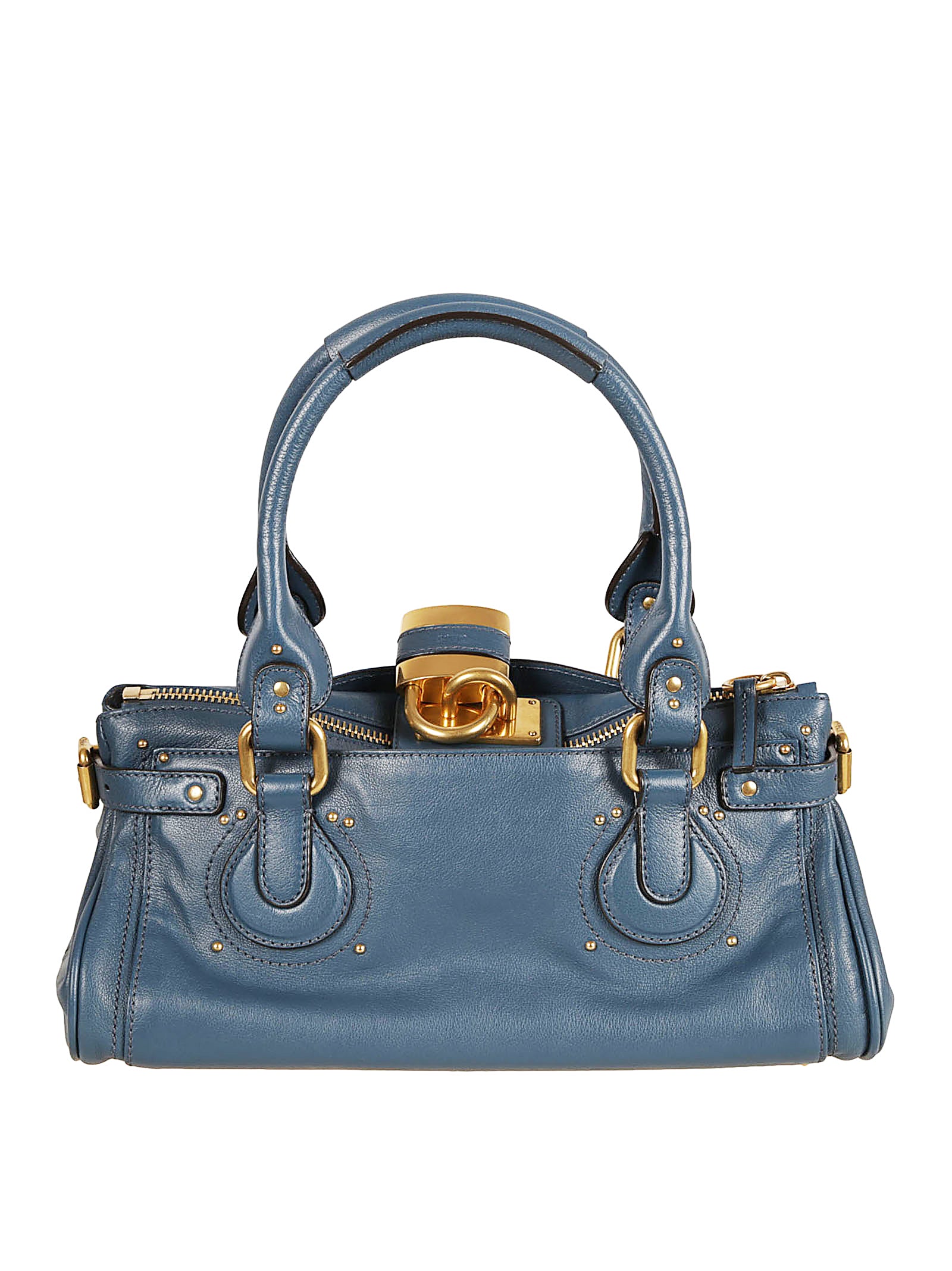 Slouchy Buffalo Leather Handbag with Signature Hardware