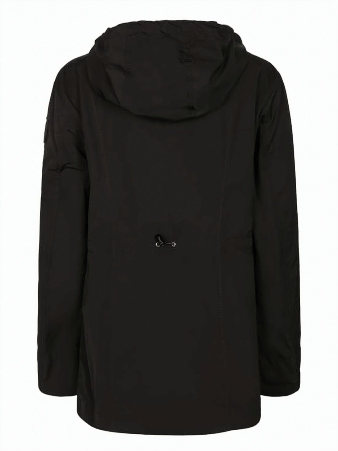 Fitted Black Jacket with Adjustable Waist