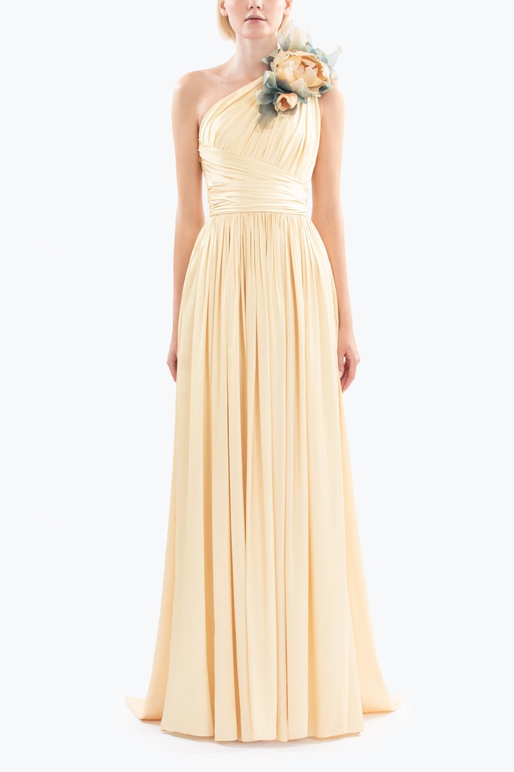 Long Coco Pleated Dress
