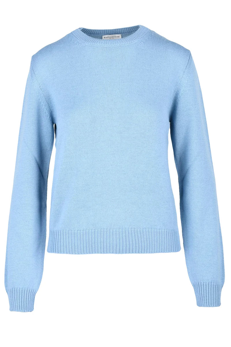 Crew Neck Sweater - Light Blue