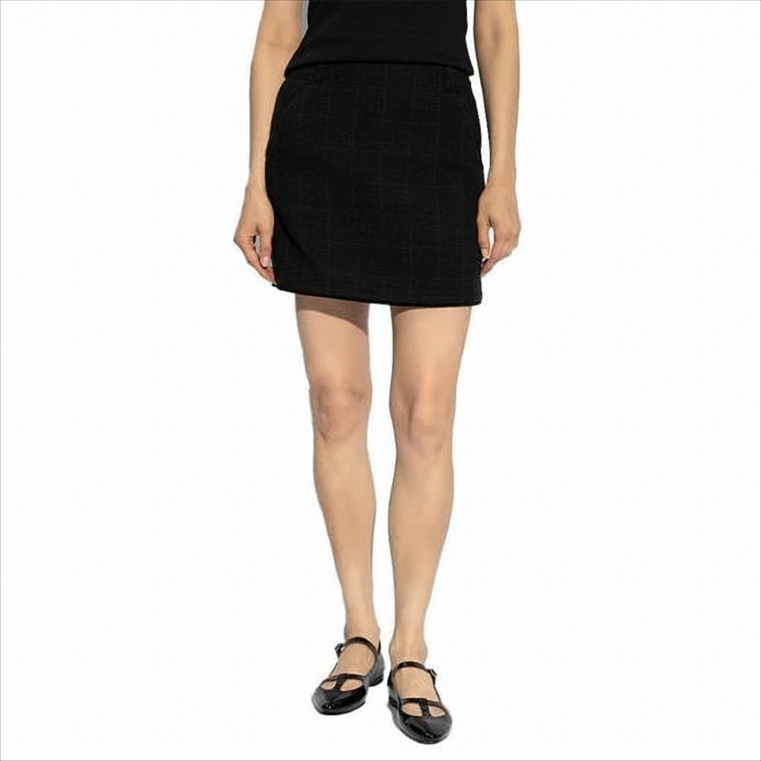 Subtle Checkered Mini Skirt