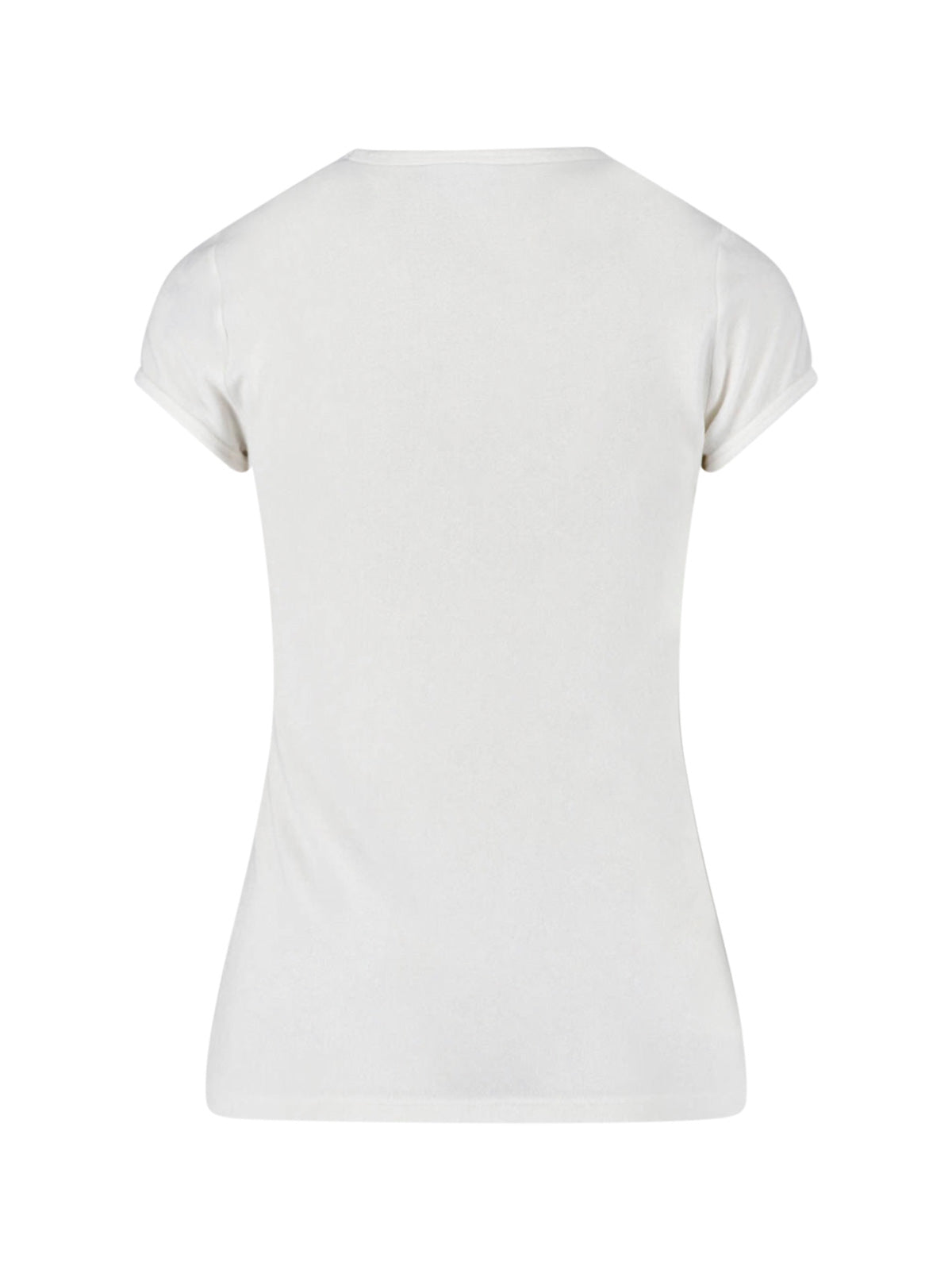 White Baby Spongy Embroidered Viscose T-Shirt