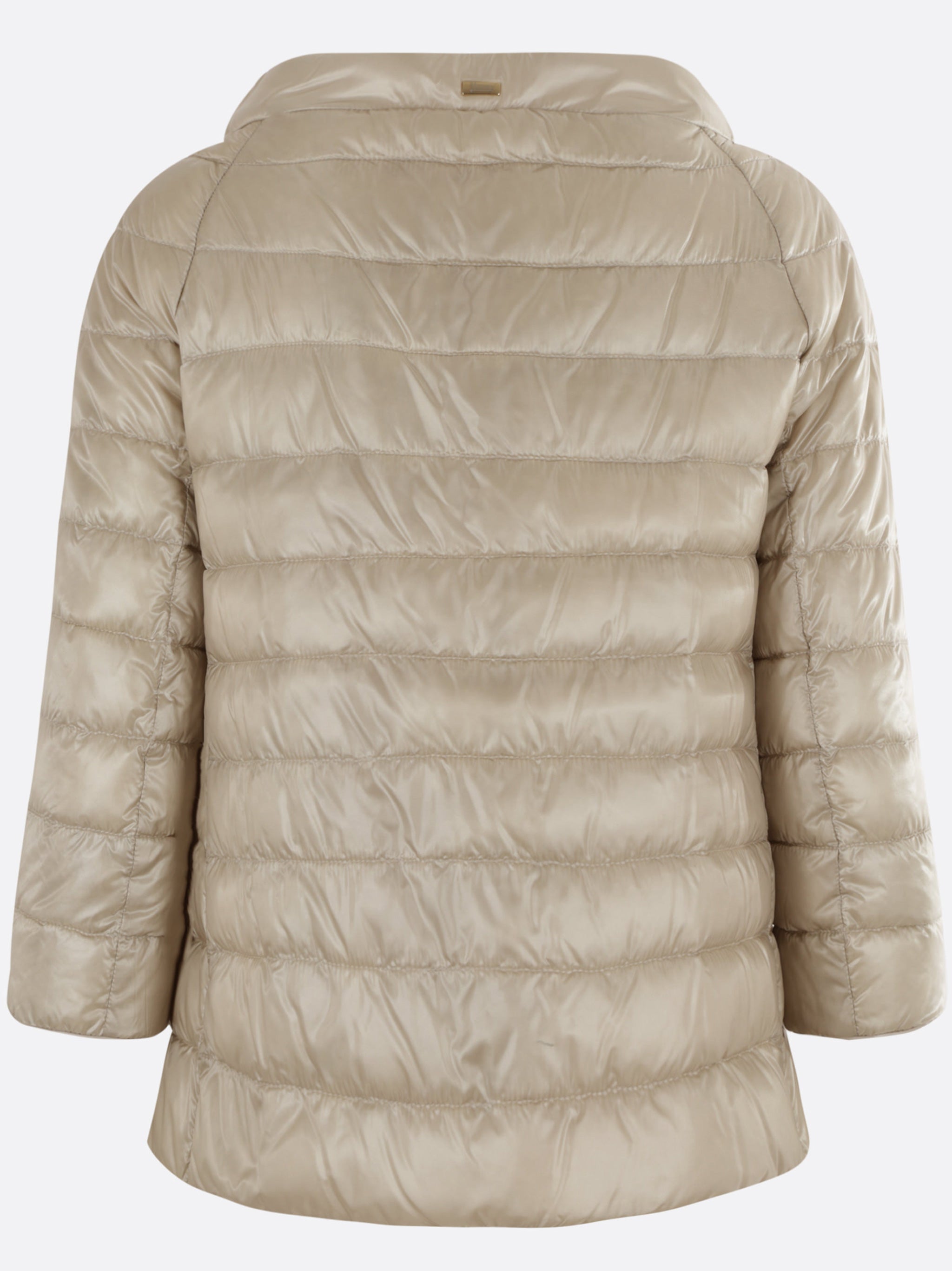Neutral Piumino Lightweight Petal Sleeve Jacket