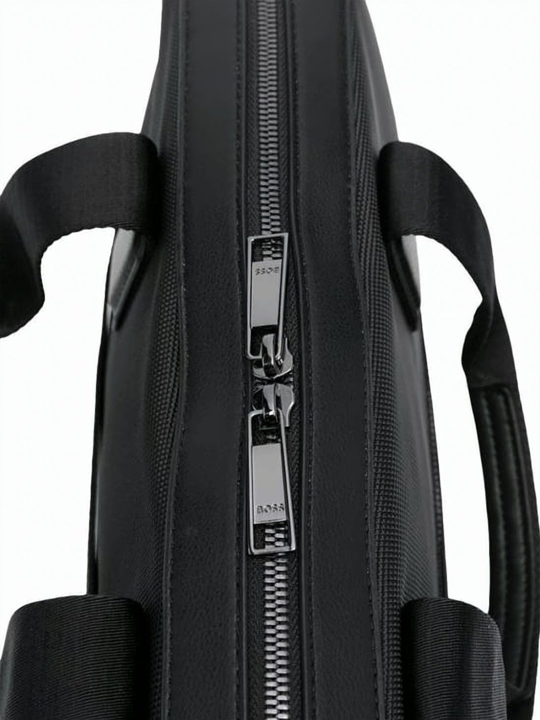 Minimalist Black Recycled Polyester Shoulder Bag