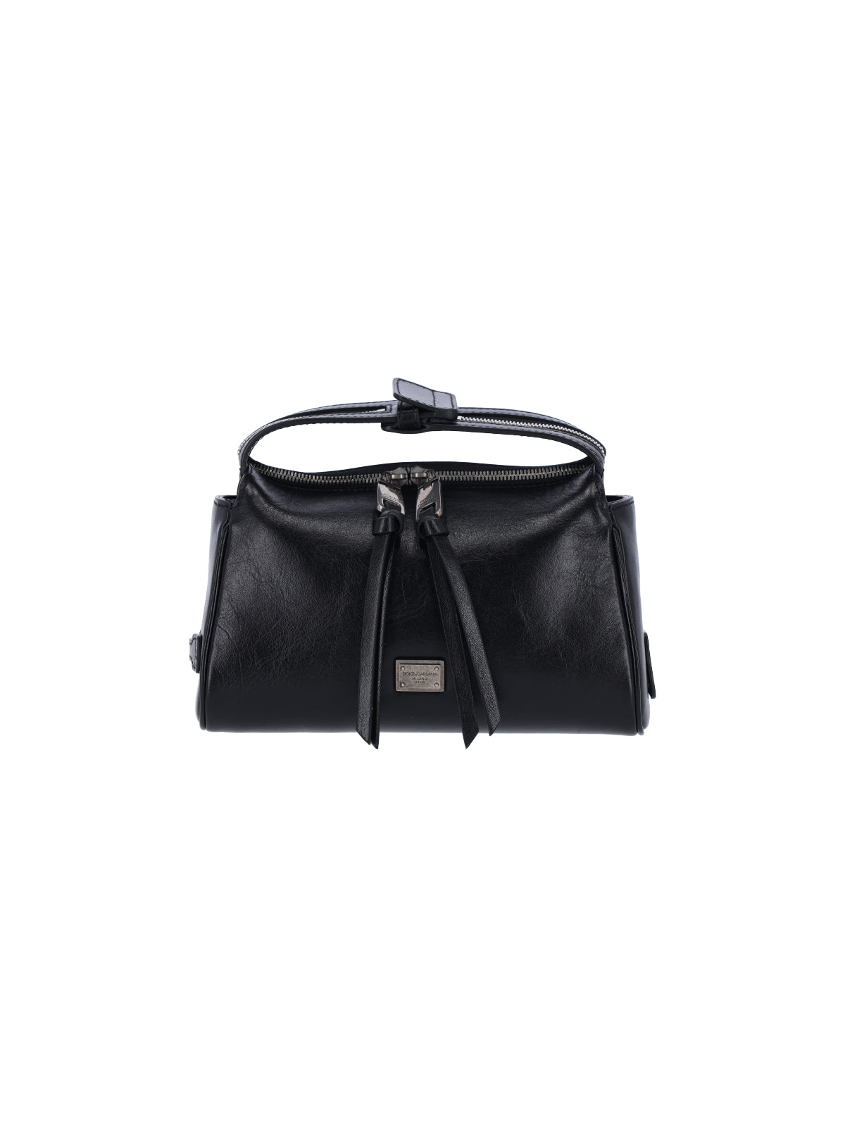 Structured Black Bag with Sleek Silhouette
