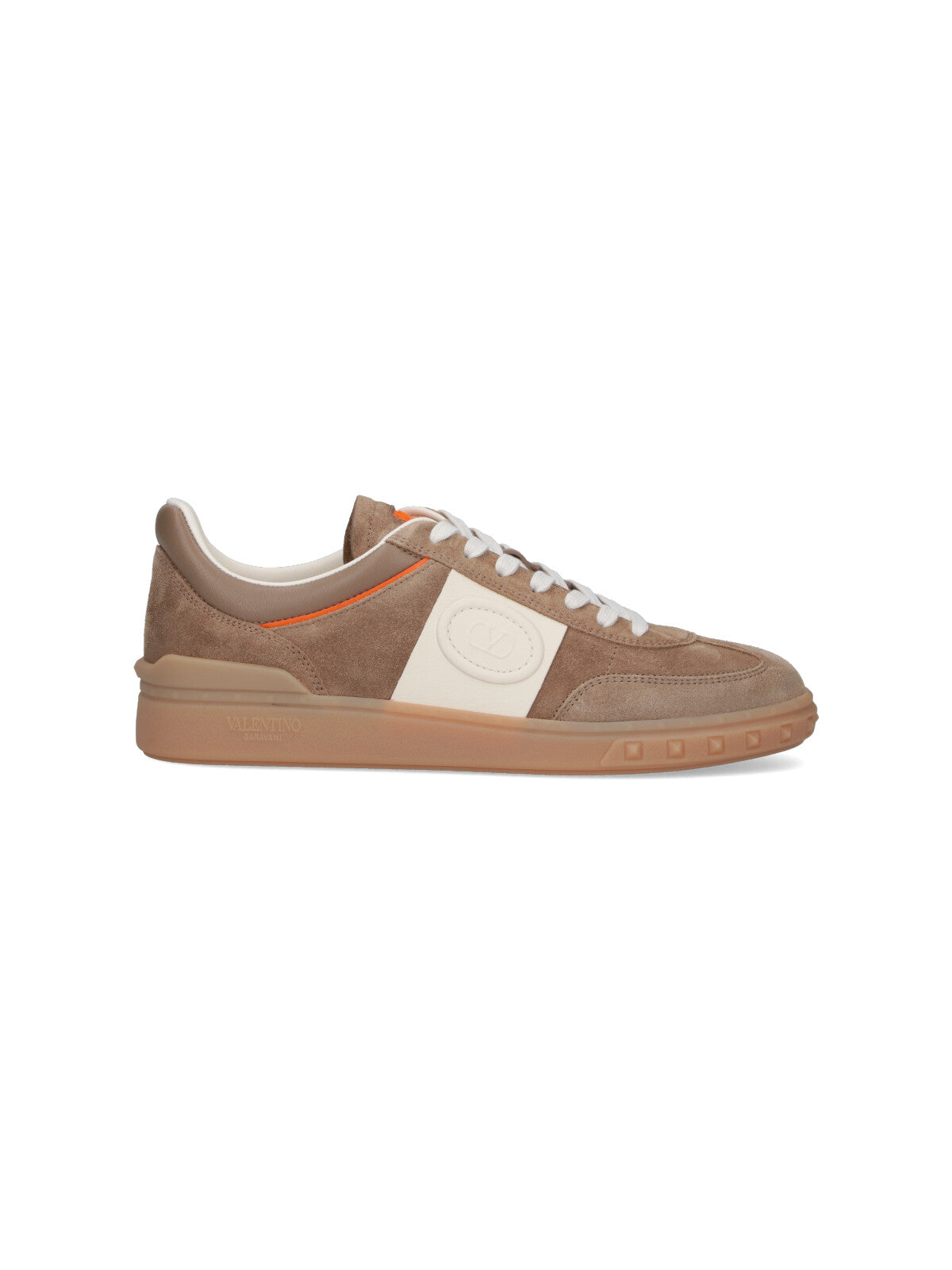"Upvillage" Low-Top Sneakers – Brown