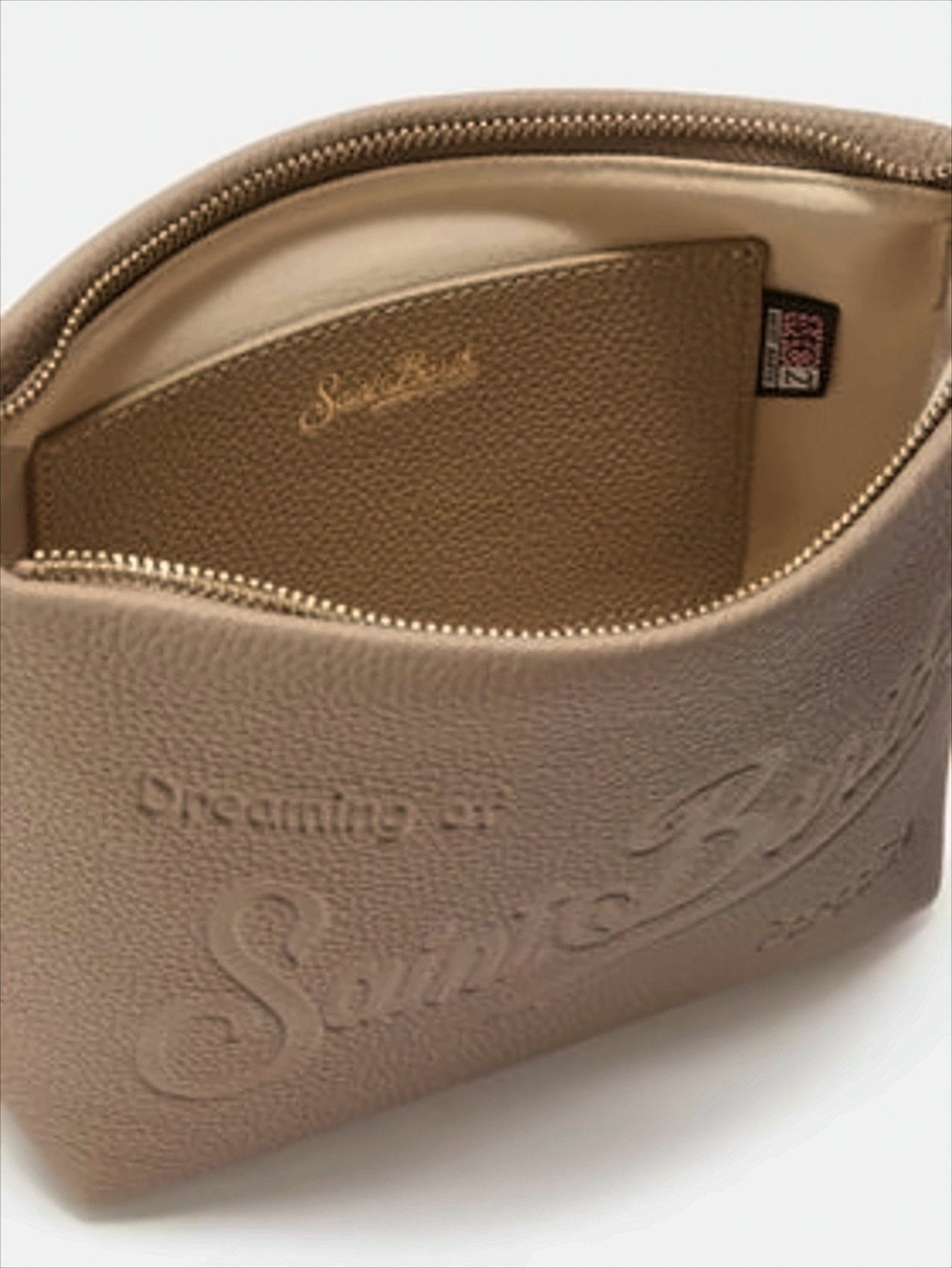 Structured Brown Textured Leather Shoulder Bag