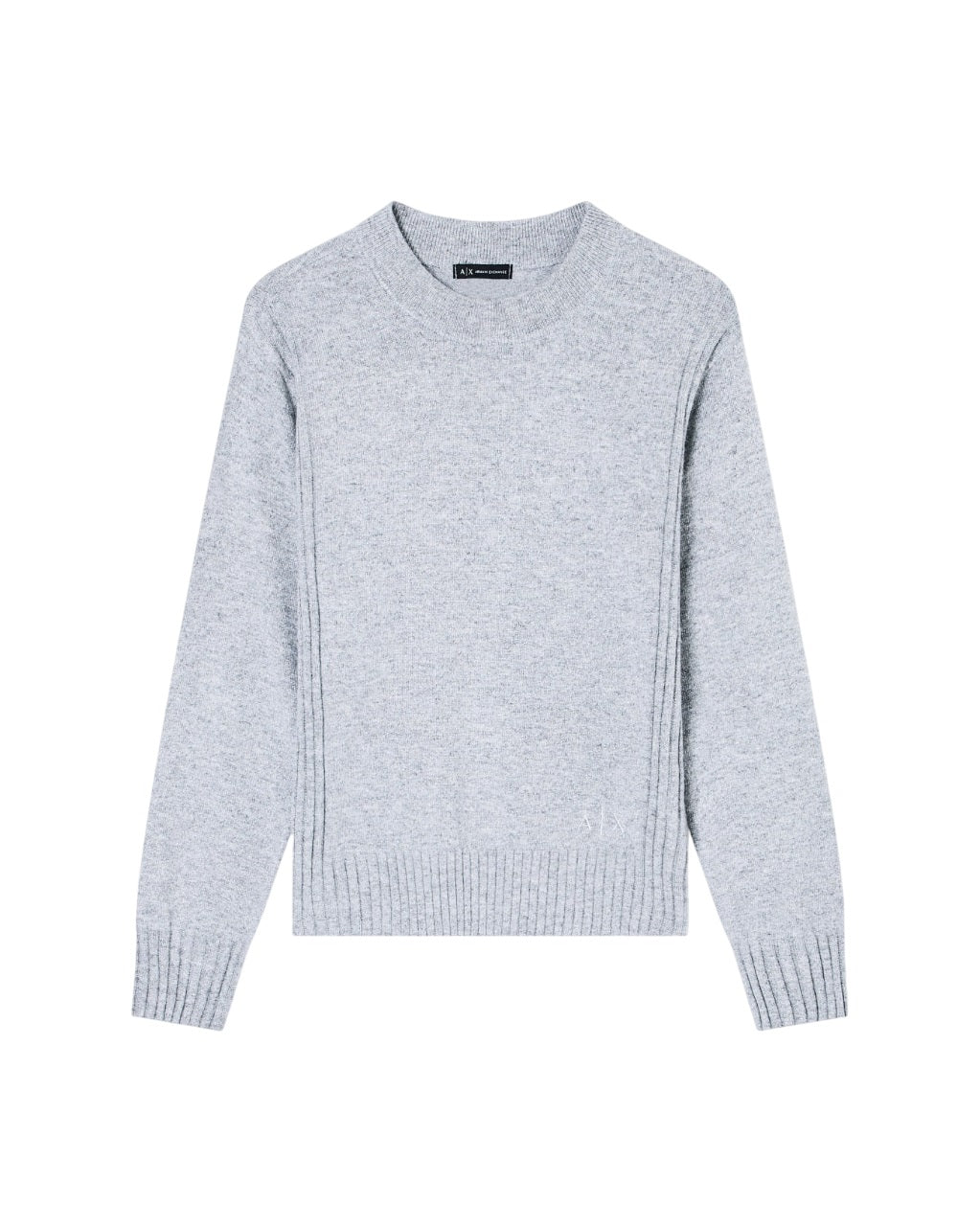 Grey Sweater With Shiny Lurex Finish