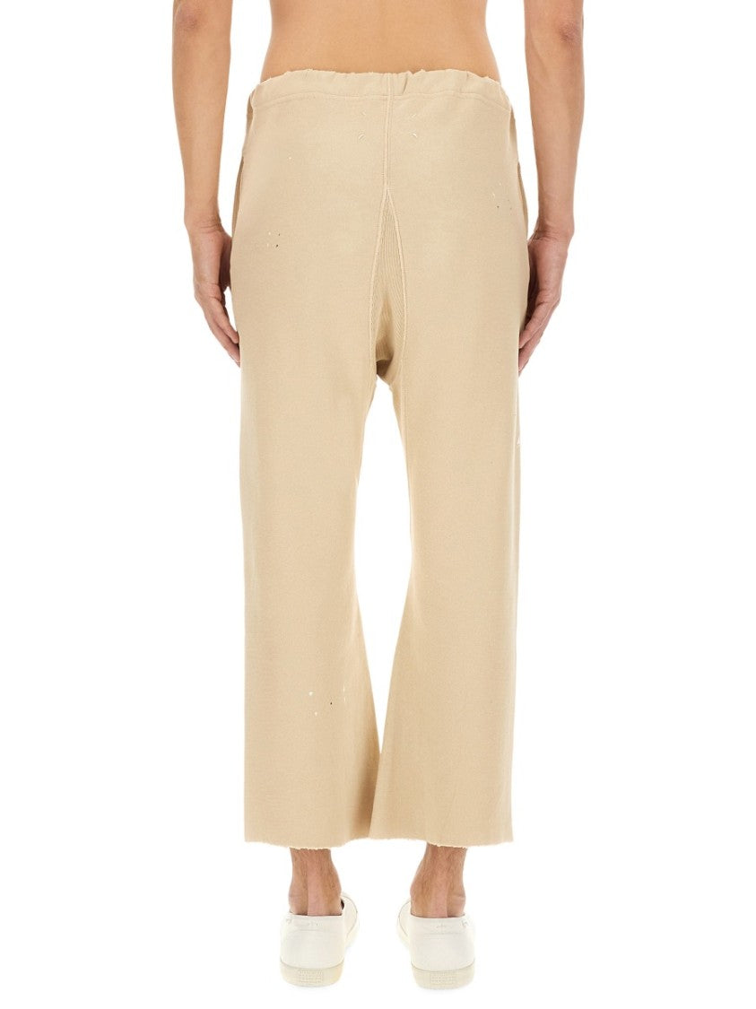 Relaxed Fit Wide Leg Cotton Pants