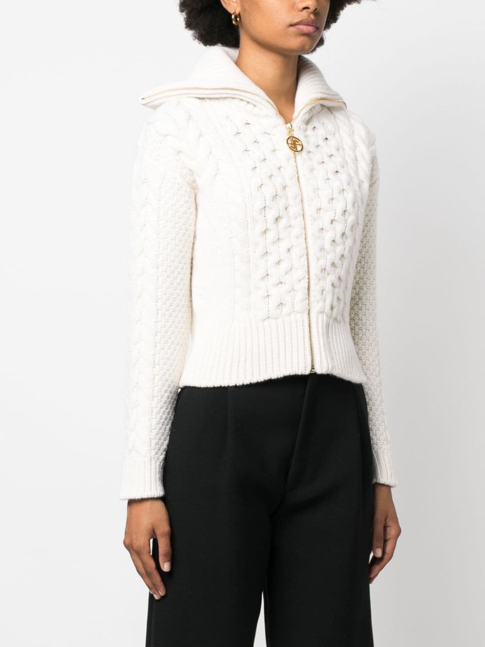 Textured Cable Knit Jumper