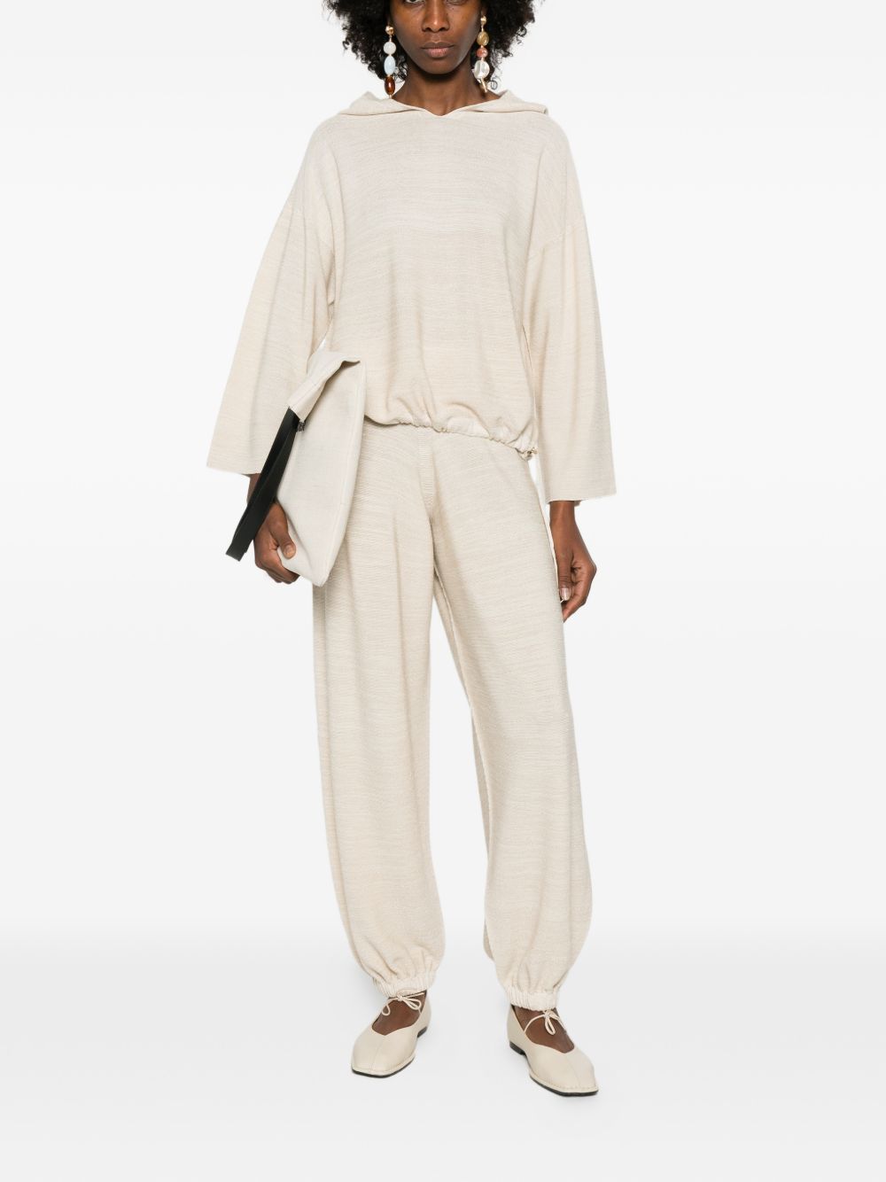 Relaxed-Fit Top With Three-Quarter Sleeves