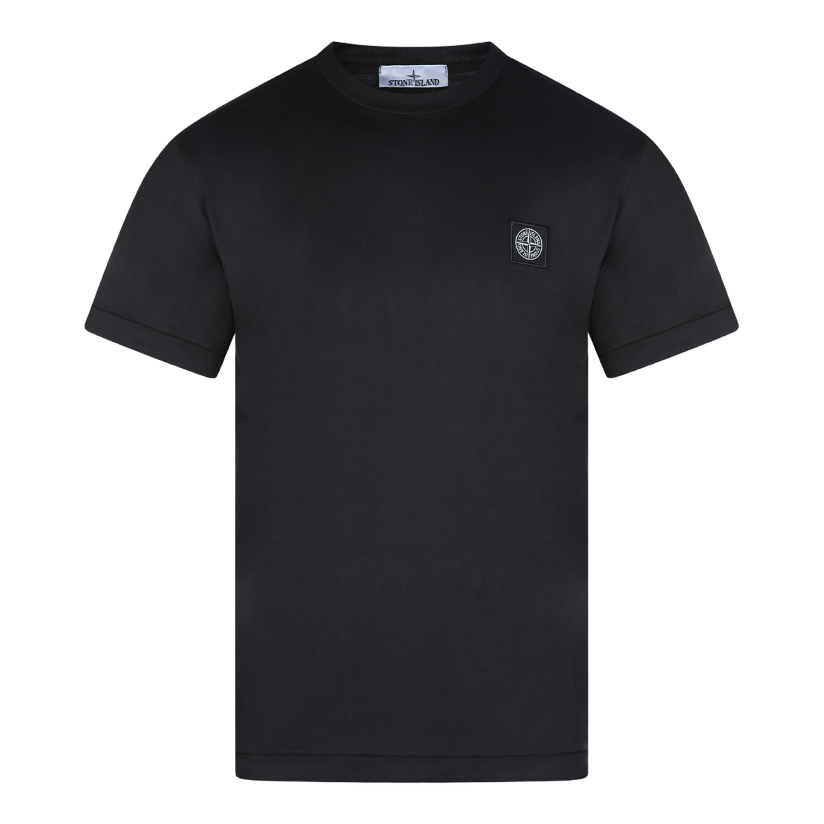 Short-Sleeve T-Shirt with Subtle Logo Patch