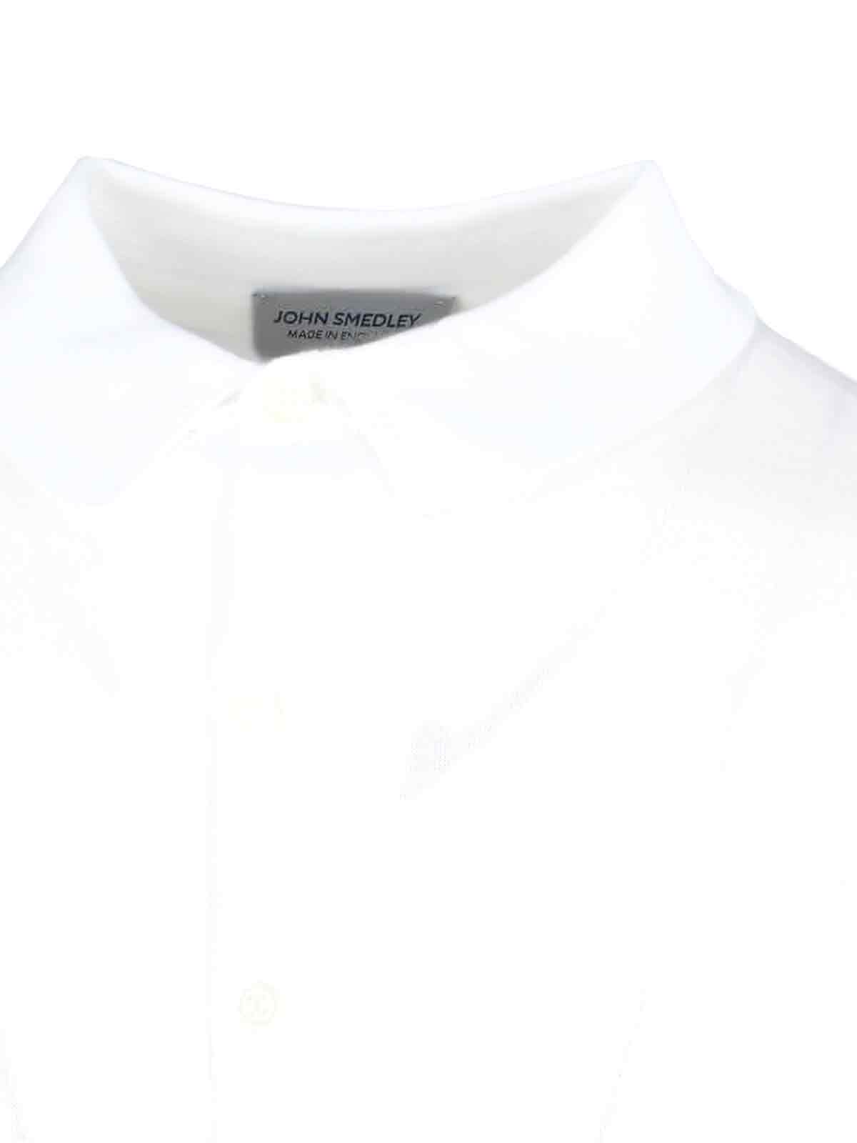 White Adrian Sea Island Cotton Polo