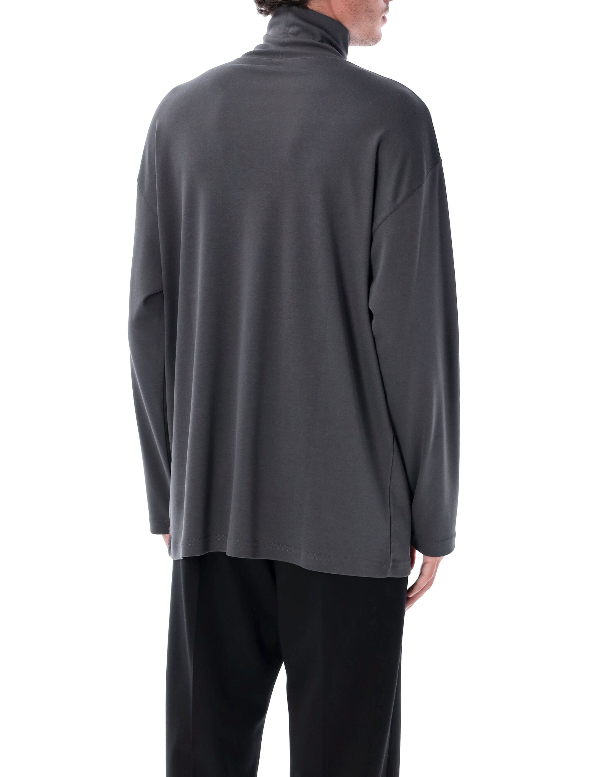 Relaxed Mock Neck T-Shirt