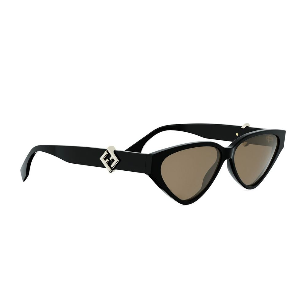 Ff Diamonds Triangular Cat-Eye Sunglasses