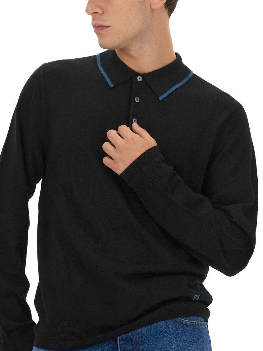 Regular Fit Merino Wool Polo