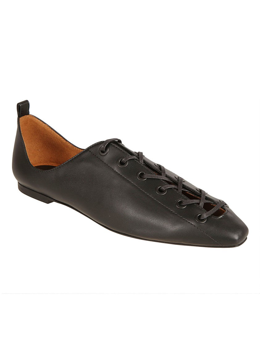 Pointed Toe Black Sandals