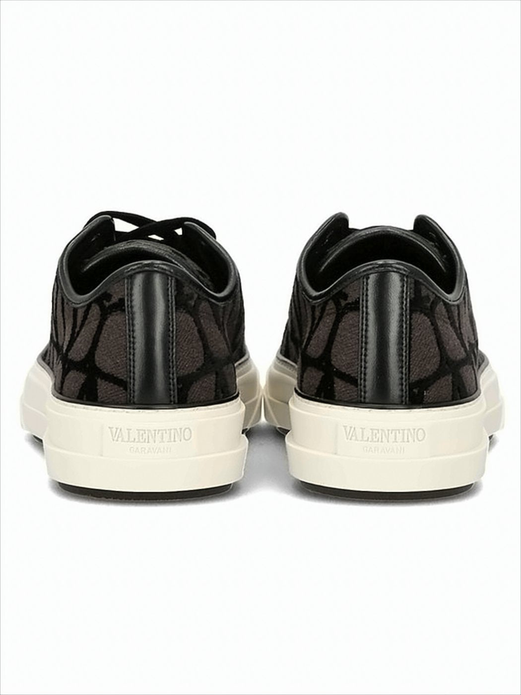 Low-Top Sneakers with Leather Accents