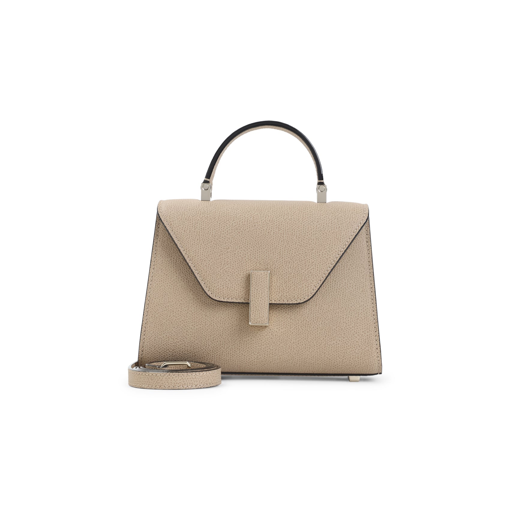 Beige Cachemire Leather Micro Crossbody Bag