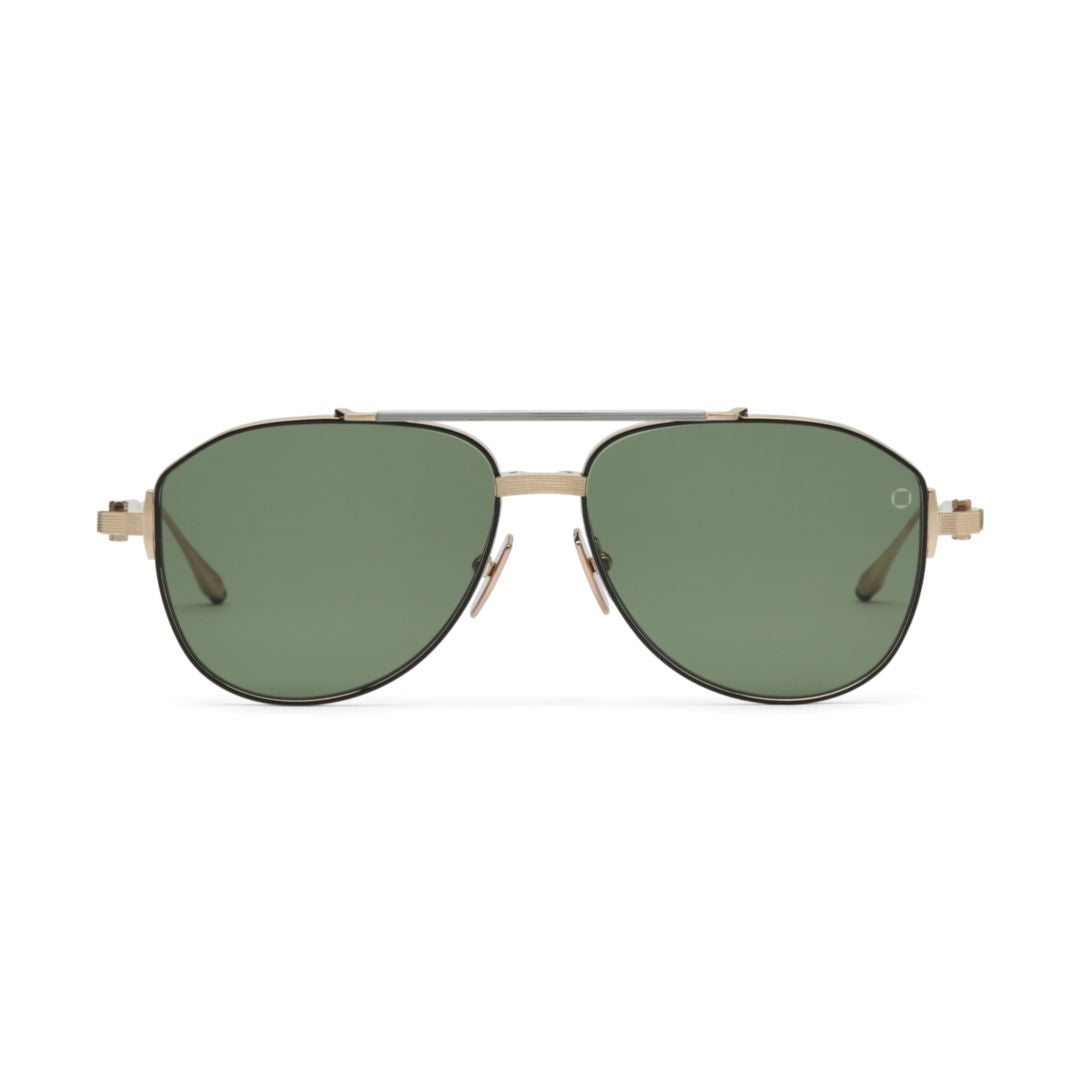 Helios Aviator-Style Sunglasses with Gradient Metal Frame