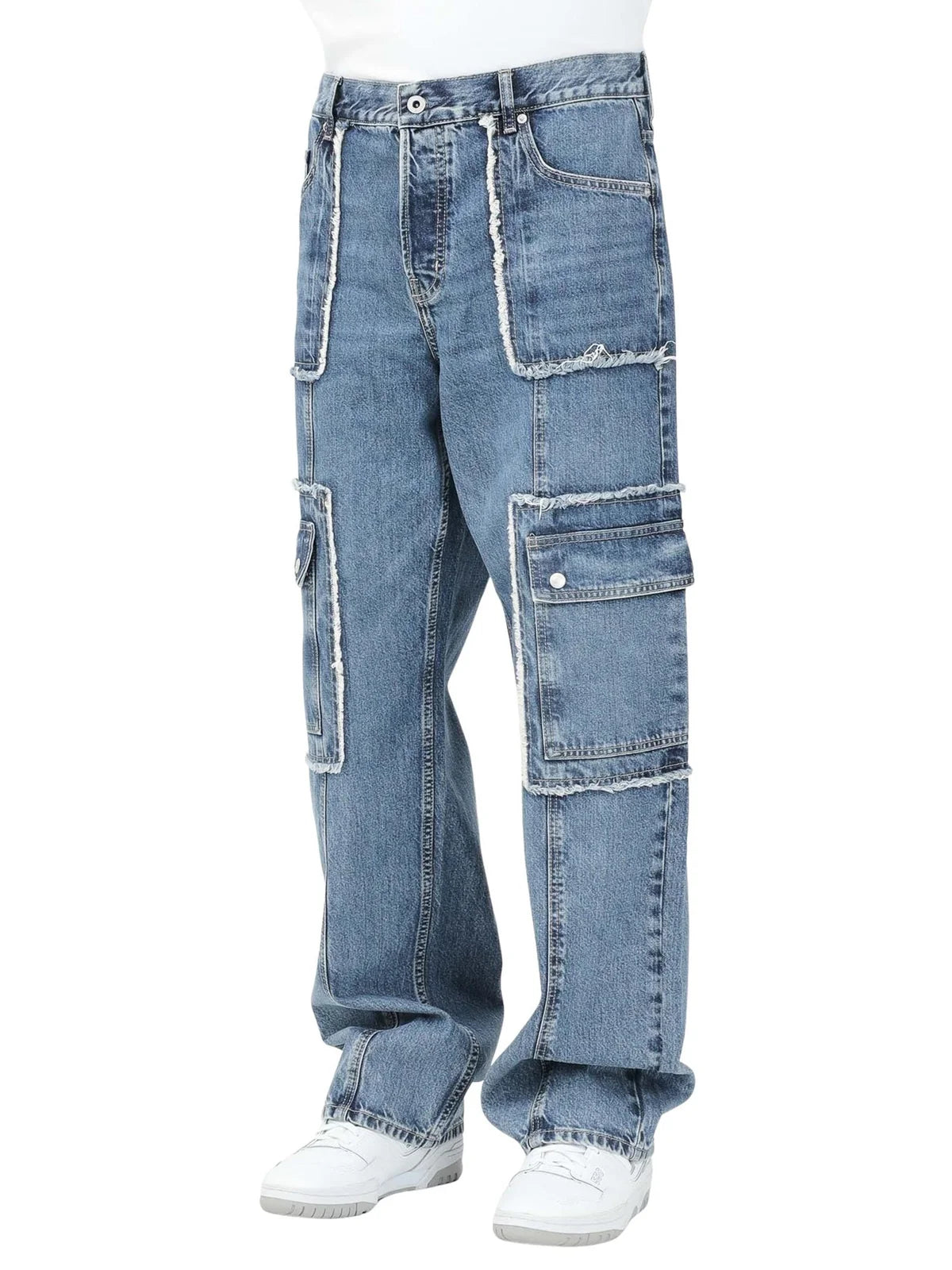 Blue Cotton Jeans
