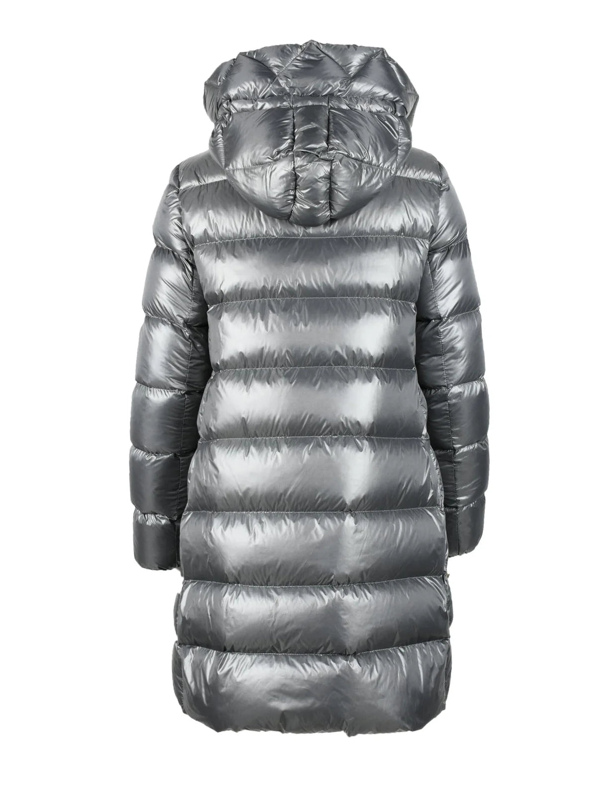 Long Puffer Jacket - Grey