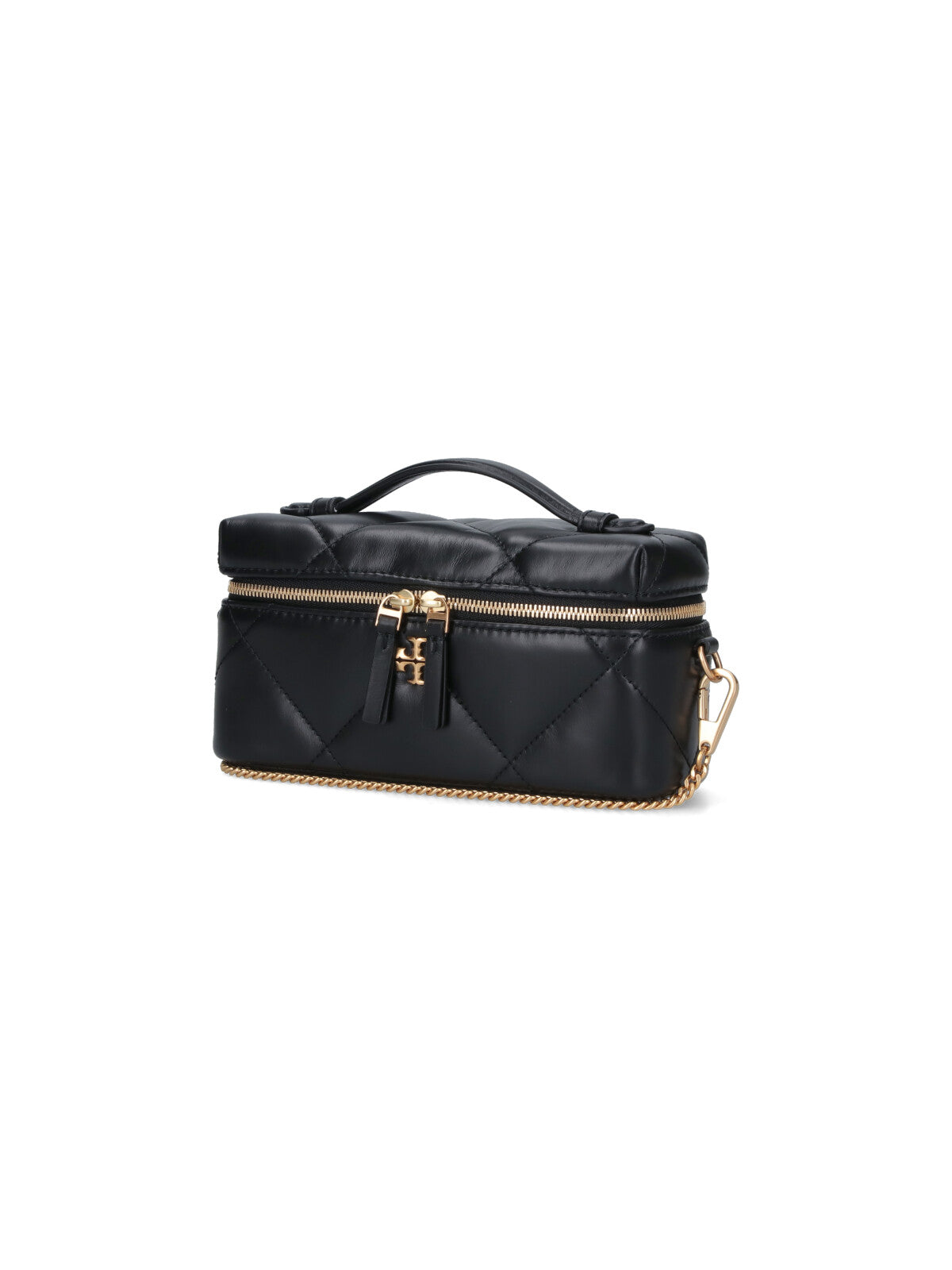 "East-West" Vanity Bag – Black