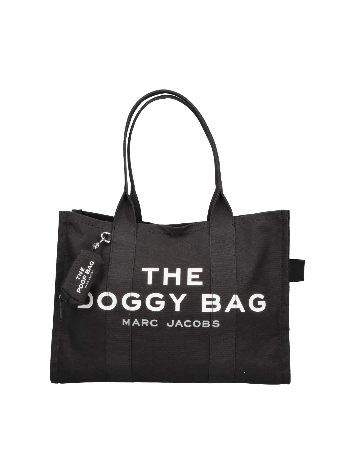 Black The Doggy Bag Graphic Tote