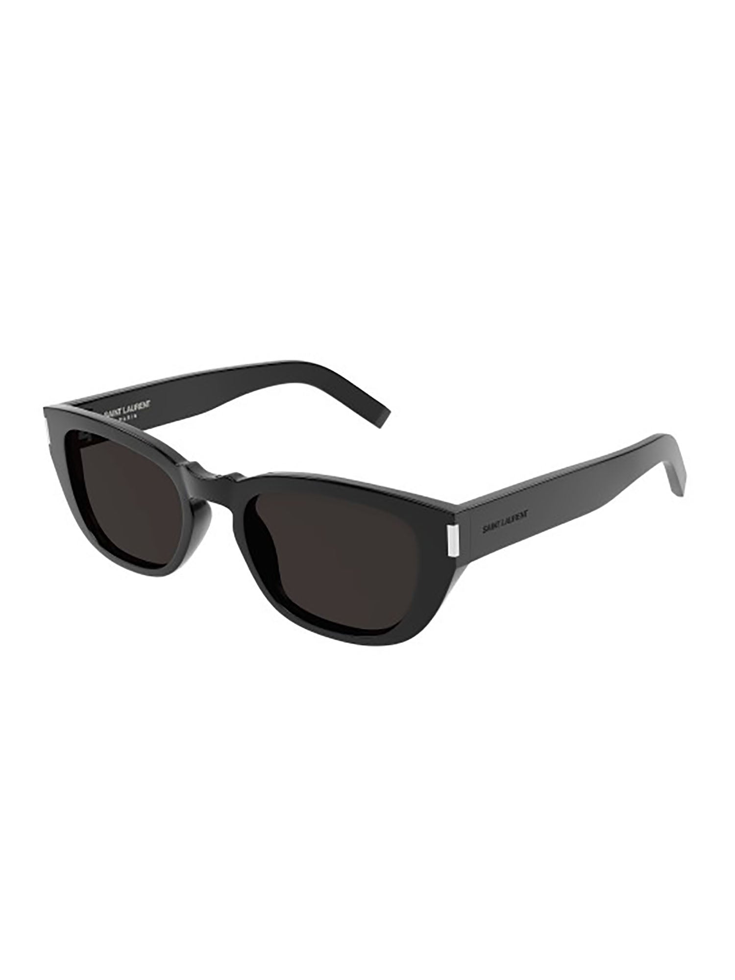 SL 601 Sunglasses with Angular Silhouette and Glossy Finish