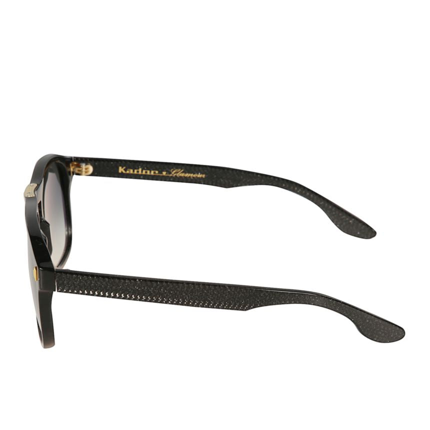 Gipsy Flag Glamour Textured Black Frame Sunglasses