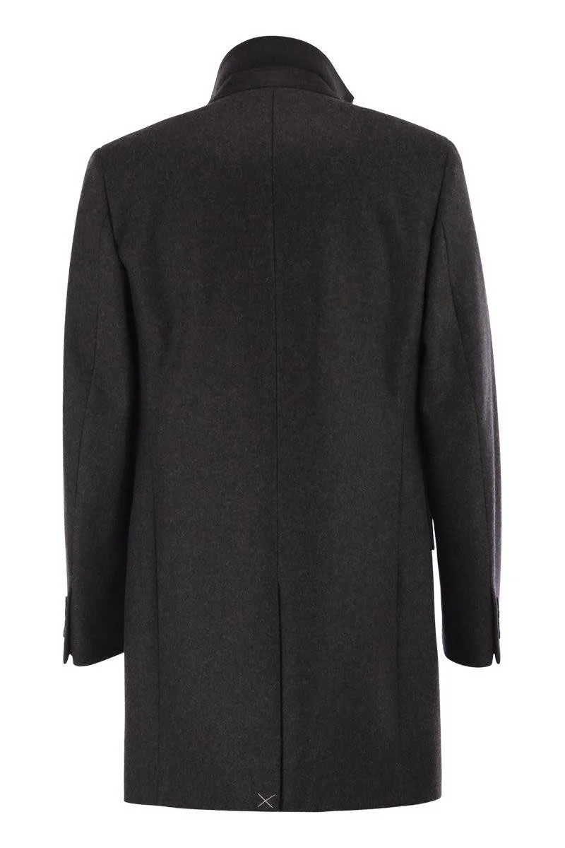 Easy Double-Breasted Coat