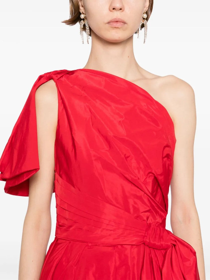 Aqua Sky Taffeta Evening Dress