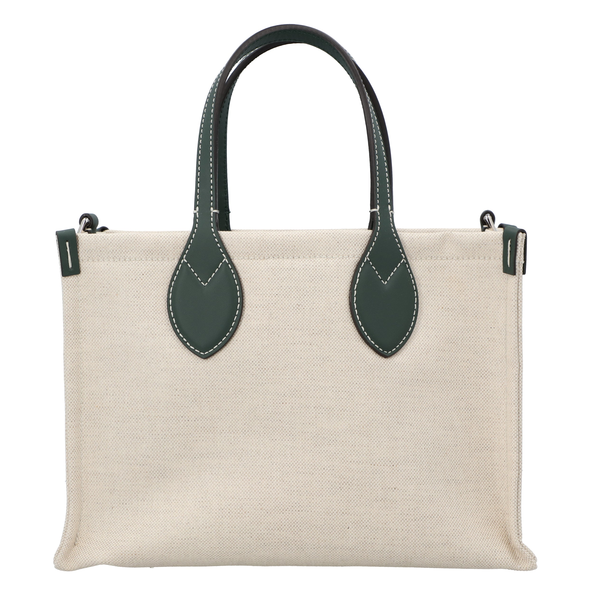 Small Tote Bag With Print Green