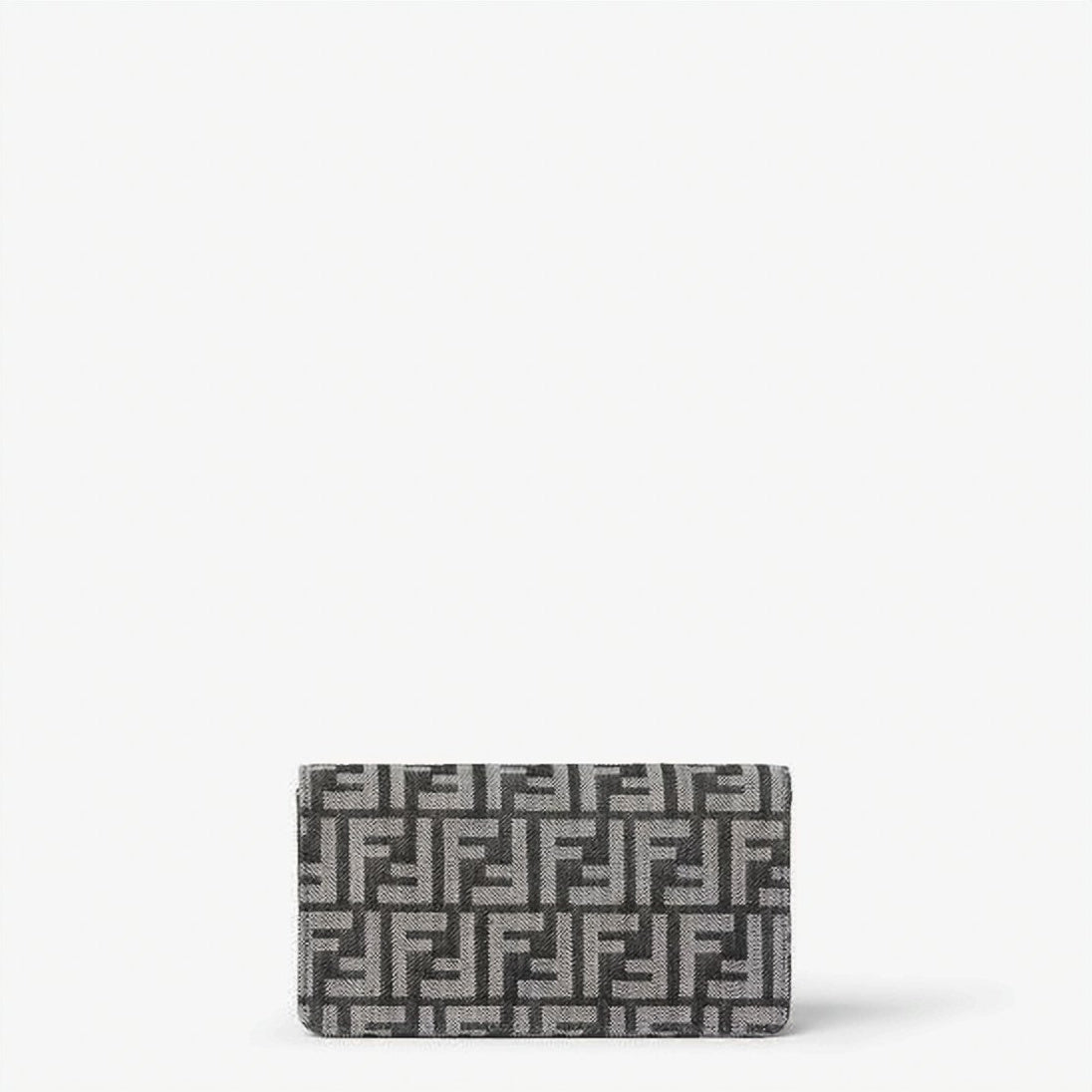 Rectangular Monogram Crossbody Bag with Gold-tone Clasp