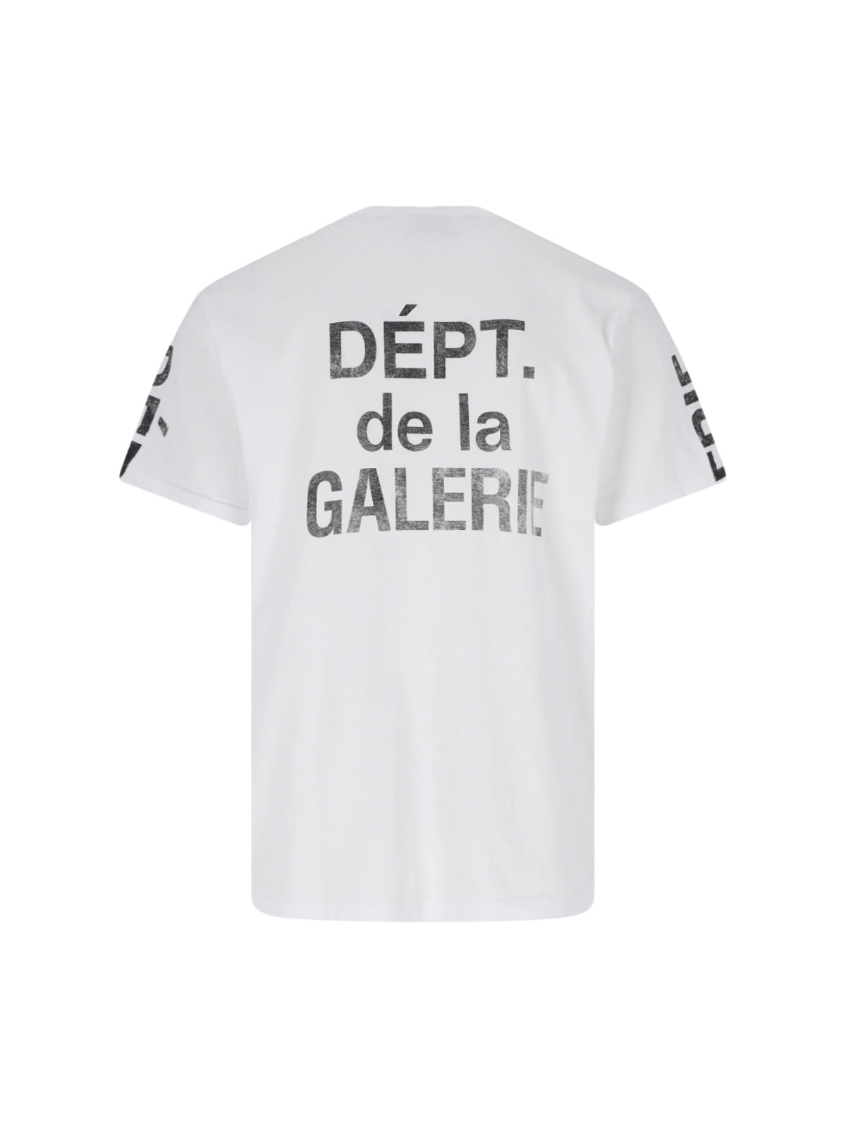 White Graphic Logo Detail T-Shirt