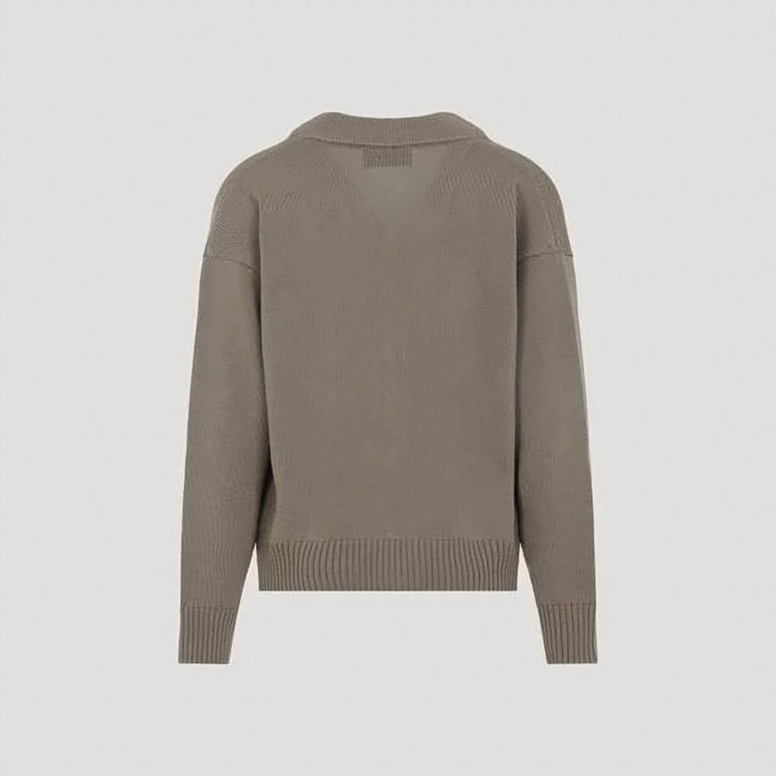 Iconic Heart Emblem V-Neck Cardigan