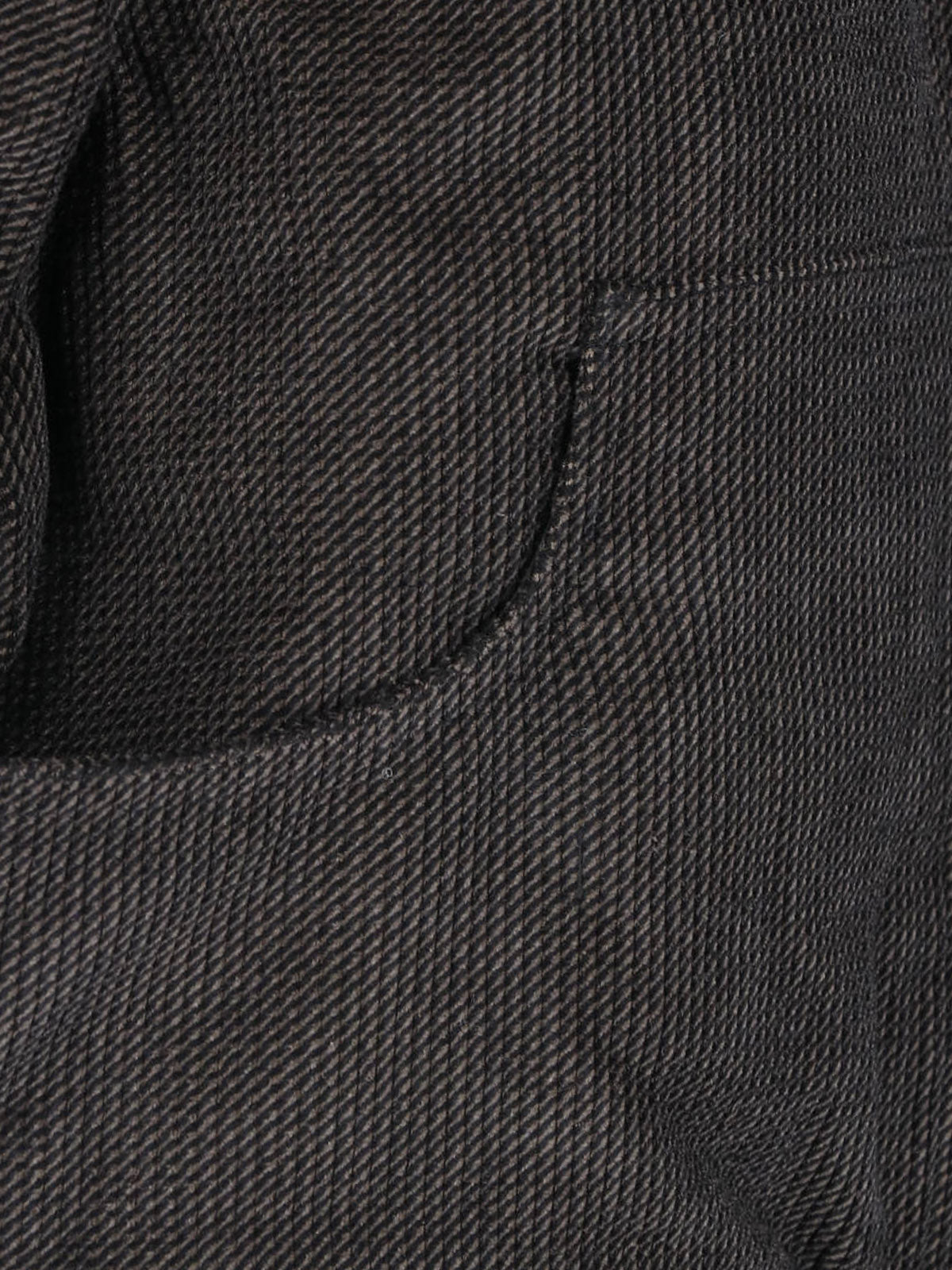 Black Cropped Textured Hooded Jacket
