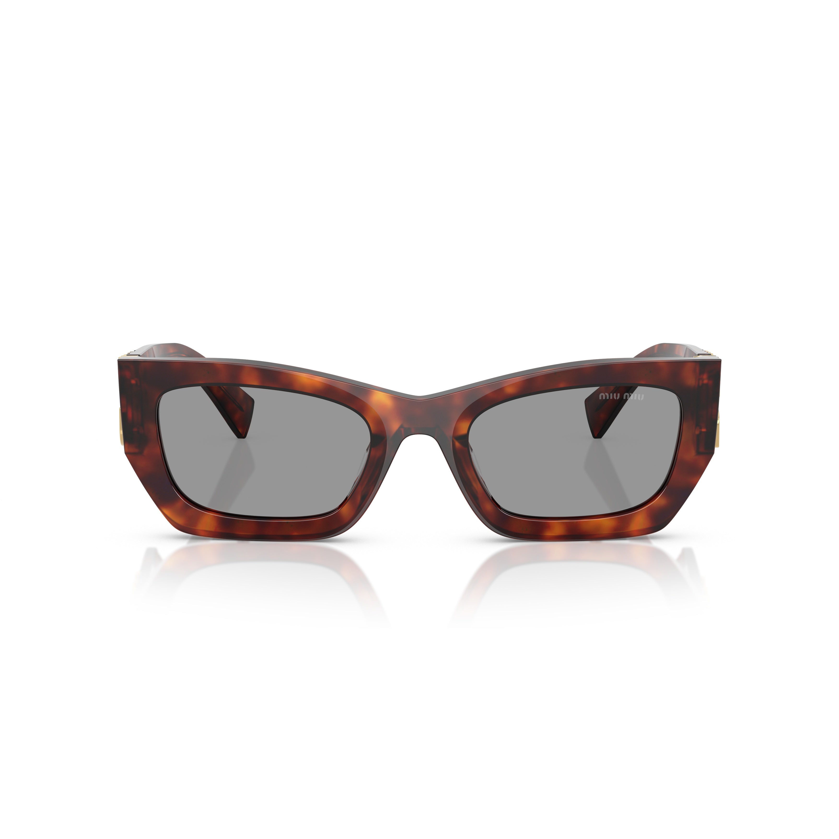 0mu 09ws Angular Tortoiseshell Acetate Sunglasses