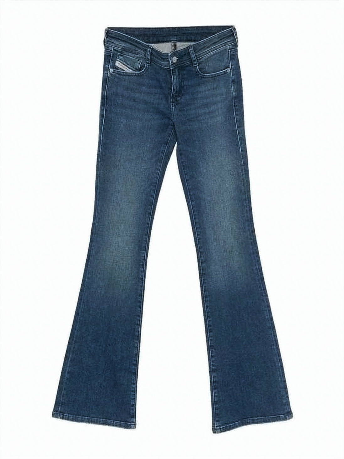 Classic Bootcut Jeans with Subtle Fading