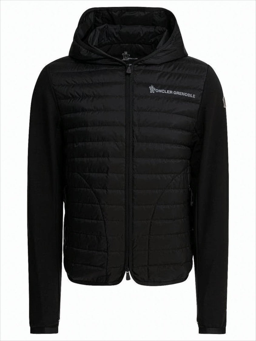 Quilted Paddedjacket With Hood And Zippered Closure