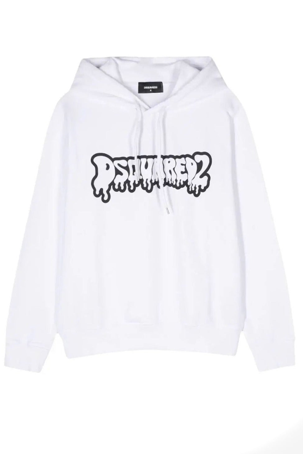 Bluza z kapturem z białym logo Drippy