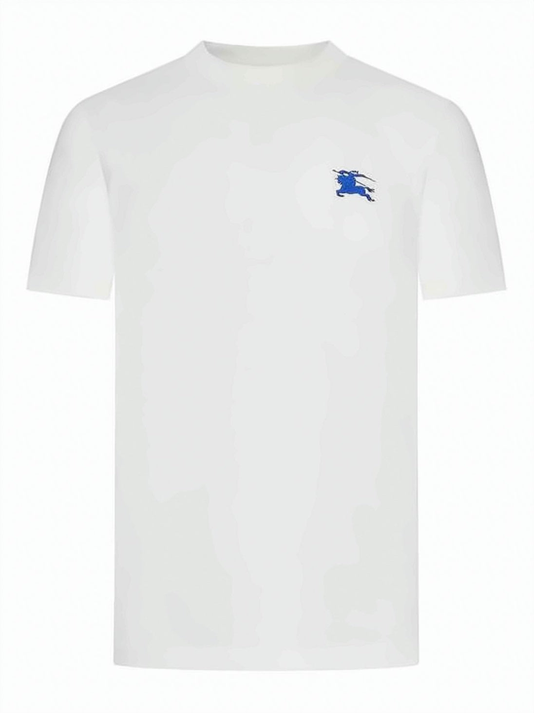 Classic Short-Sleeve Cotton T-Shirt with Embroidered Motif